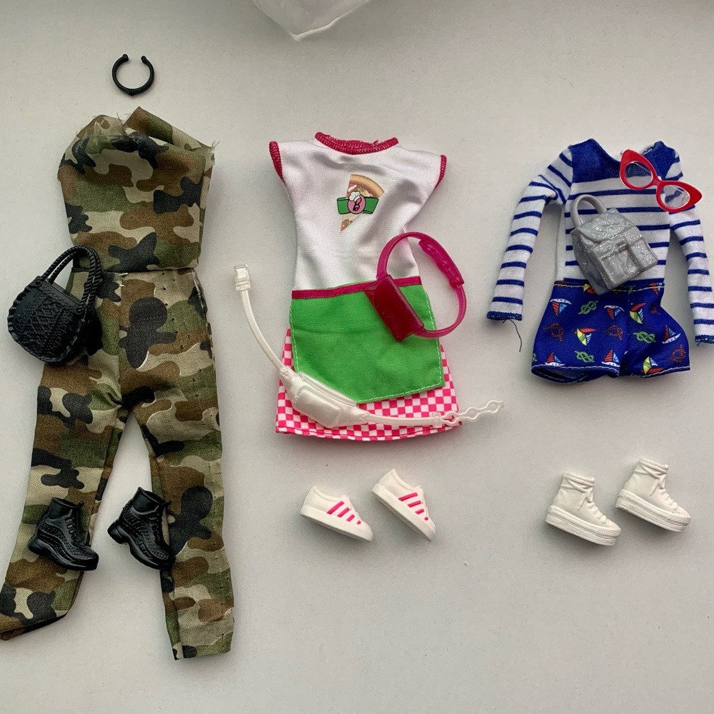 Barbie Career Fashion Doll Clothes and Accessories